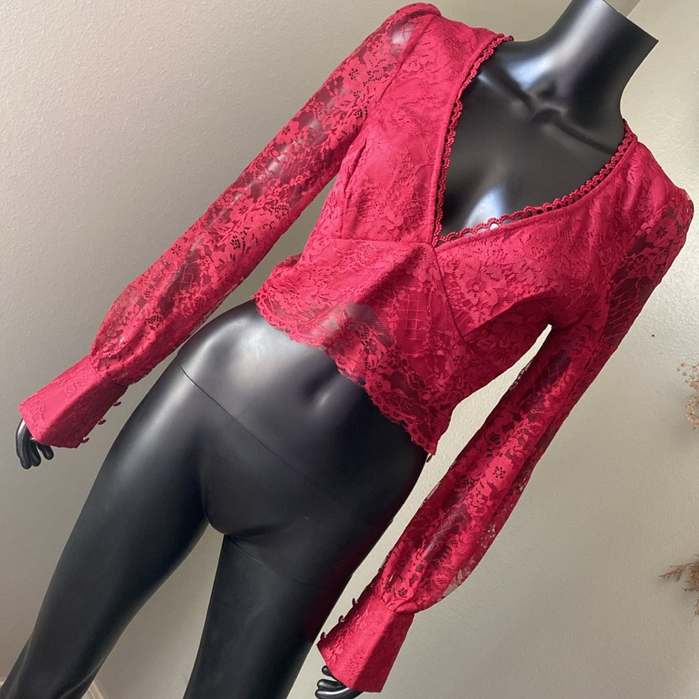 Lulu's Romantic Lace Blouse NWTs